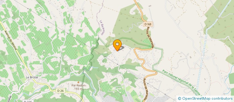 localisation de l'entreprise SCI NICOLAY  LE BEAUSSET