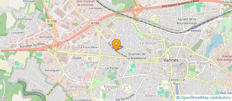 localisation de l'entreprise SCI NICOLAZIC à VANNES