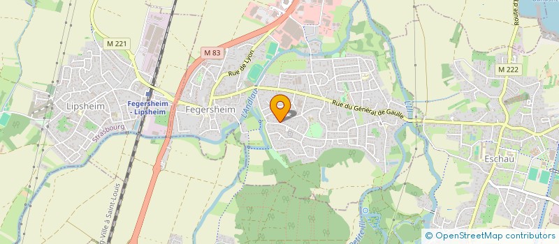 localisation de l'entreprise SCI NICOLE  FEGERSHEIM