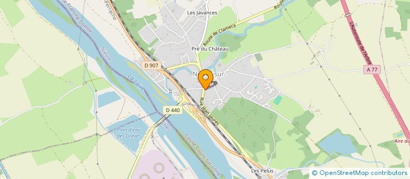 localisation de l'entreprise SCI NICOLE à NEUVY-SUR-LOIRE