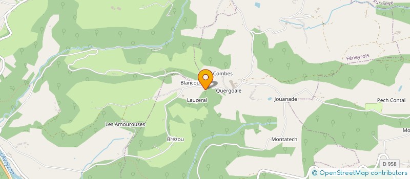 localisation de l'entreprise SCI NICOLE  SAINT ANTONIN NOBLE VAL