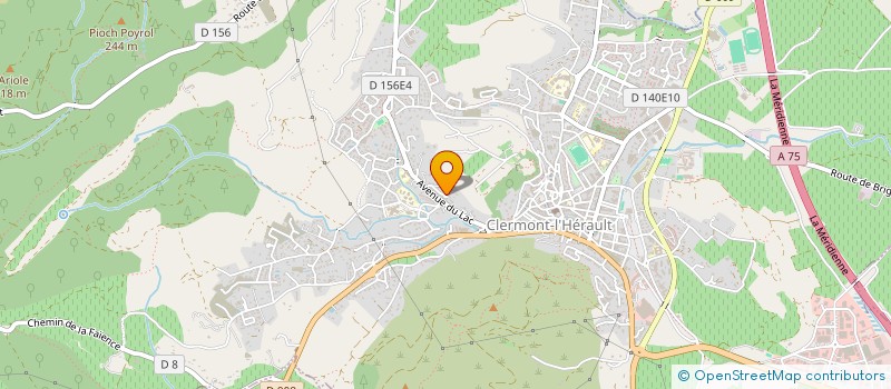 localisation de l'entreprise SCI NICOLE  CLERMONT-L'HERAULT