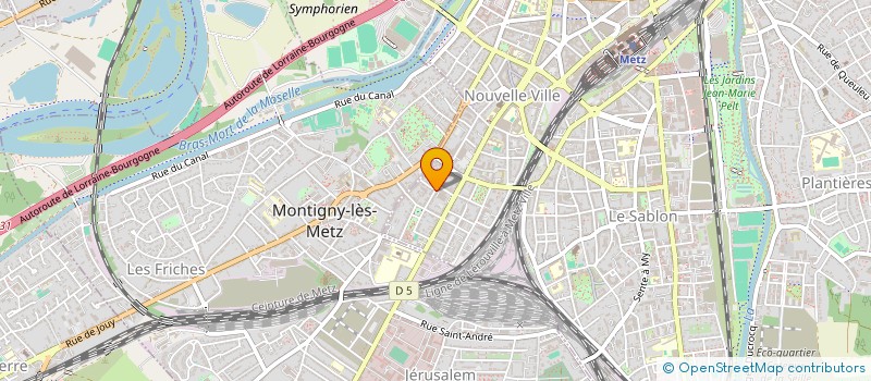 localisation de l'entreprise SCI NICOLE  METZ