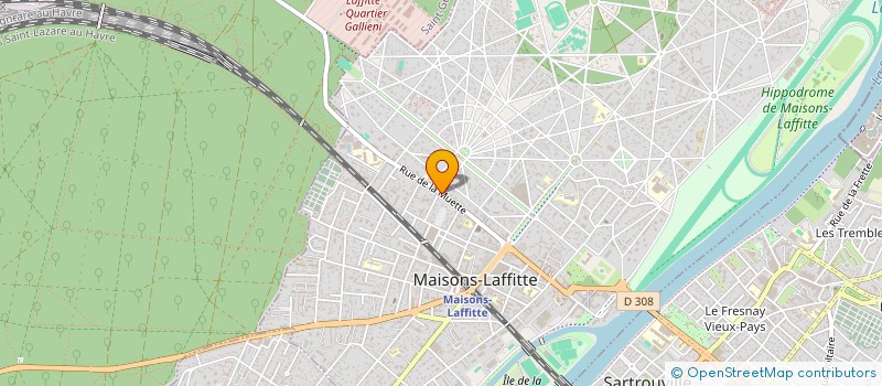 localisation de l'entreprise SCI NICOLE ALAIN MICHEL  MAISONS-LAFFITTE