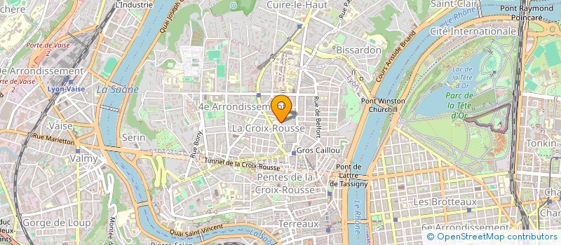 localisation de l'entreprise SCI NICOLE ET JOELLE  LYON