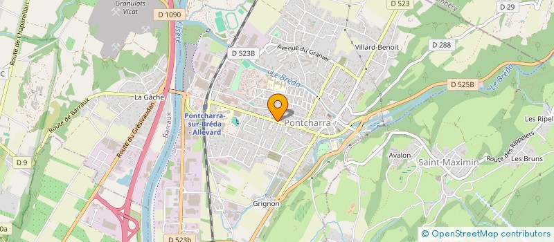 localisation de l'entreprise SCI NICOLE & LILIANE  PONTCHARRA