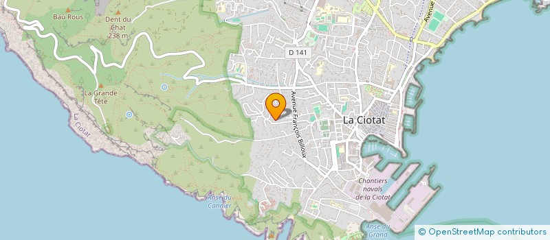 localisation de l'entreprise SCI NICOLEA  LA CIOTAT