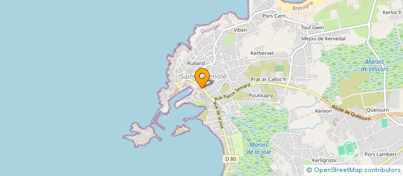 localisation de l'entreprise SCI NICOLEALINE  PENMARCH