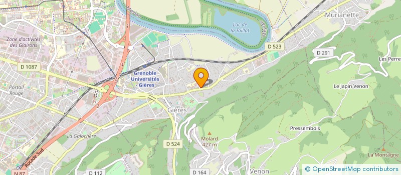 localisation de l'entreprise SCI NICOLENA  GIERES