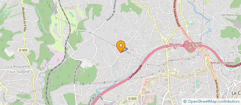 localisation de l'entreprise SCI NICOLENE  MOUGINS