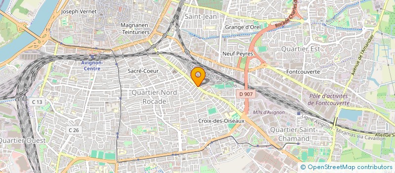 localisation de l'entreprise SCI NICOLET  AVIGNON