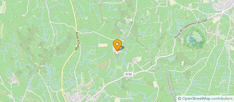 localisation de l'entreprise SCI NICOLET - BOUDINAUD  CHATEAUNEUF-DU-PAPE