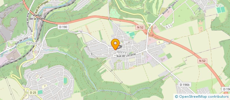 localisation de l'entreprise SCI NICOLET FRERES  MEXY