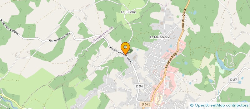 localisation de l'entreprise SCI NICOLETI  NONTRON