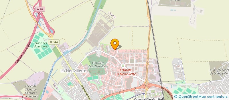 localisation de l'entreprise SCI NICOLI à REIMS