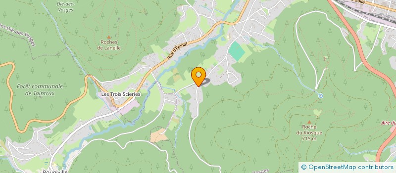 localisation de l'entreprise SCI NICOLIA à SAINT-DIE-DES-VOSGES