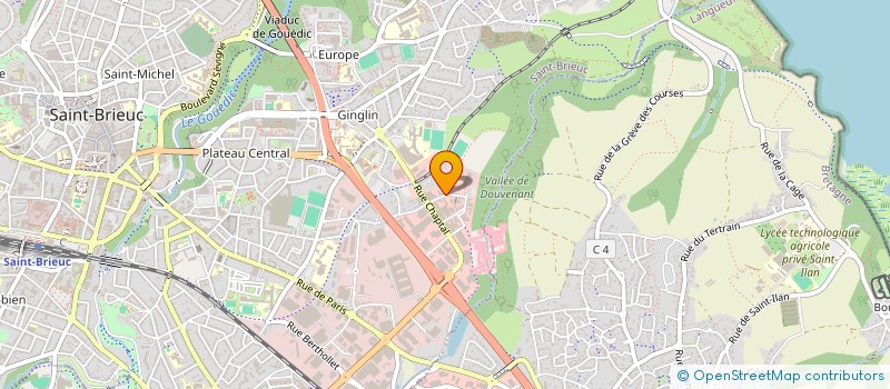 localisation de l'entreprise SCI NICOLIMMO à SAINT-BRIEUC