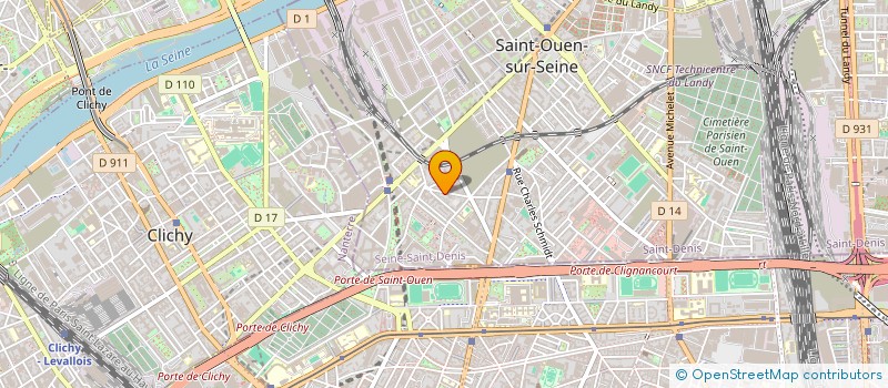 localisation de l'entreprise SCI NICOLLE à SAINT-OUEN-SUR-SEINE