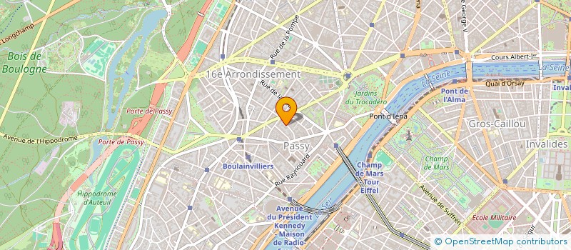 localisation de l'entreprise SCI NICOLO 23  PARIS