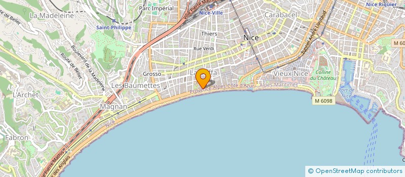 localisation de l'entreprise SCI NICOLO à NICE