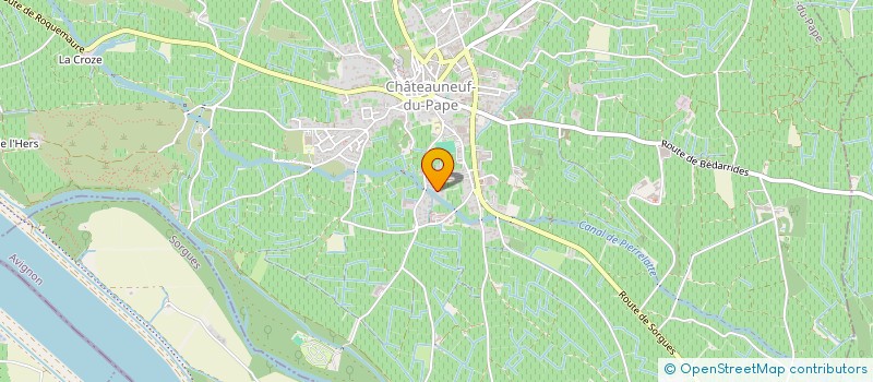 localisation de l'entreprise SCI NICOLORIS  CHATEAUNEUF-DU-PAPE