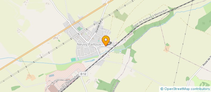 localisation de l'entreprise SCI NICOMAT à NEUVY-PAILLOUX