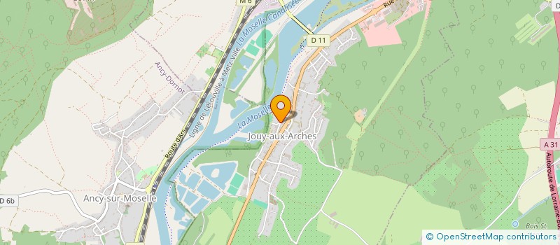 localisation de l'entreprise SCI NICOMAT  JOUY-AUX-ARCHES