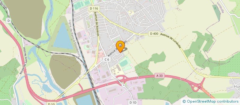 localisation de l'entreprise SCI NICOMAX  DOMBASLE-SUR-MEURTHE