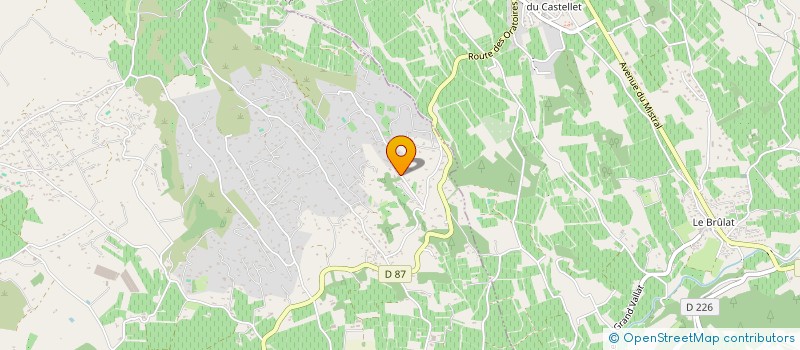 localisation de l'entreprise SCI NICOMAX à LA CADIERE-D'AZUR