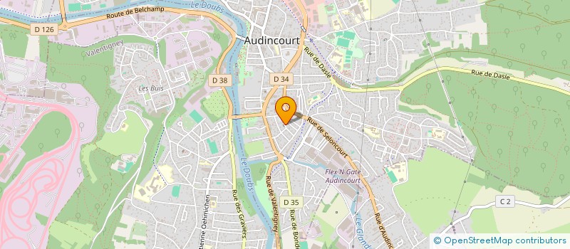 localisation de l'entreprise SCI NICOMICA  ARBOUANS