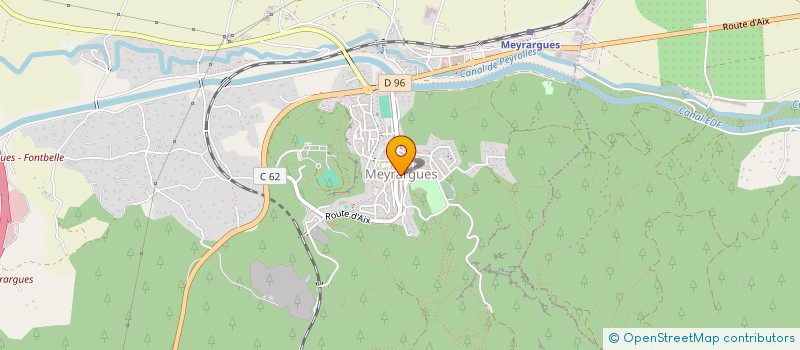 localisation de l'entreprise SCI NICOPASTELLO  MEYRARGUES