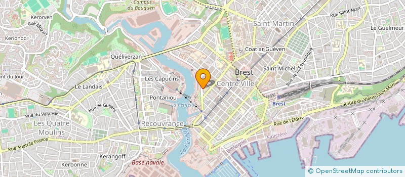 localisation de l'entreprise SCI NICORAVEC  BREST