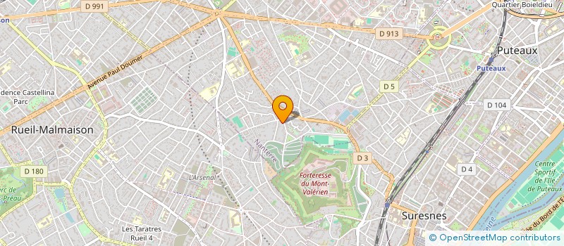 localisation de l'entreprise SCI NICORE  NANTERRE