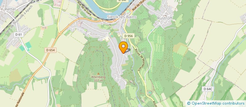 localisation de l'entreprise SCI NICOREM  SIERCK-LES-BAINS