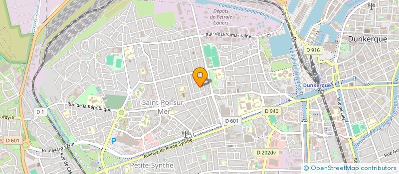 localisation de l'entreprise SCI NICOSAB à DUNKERQUE