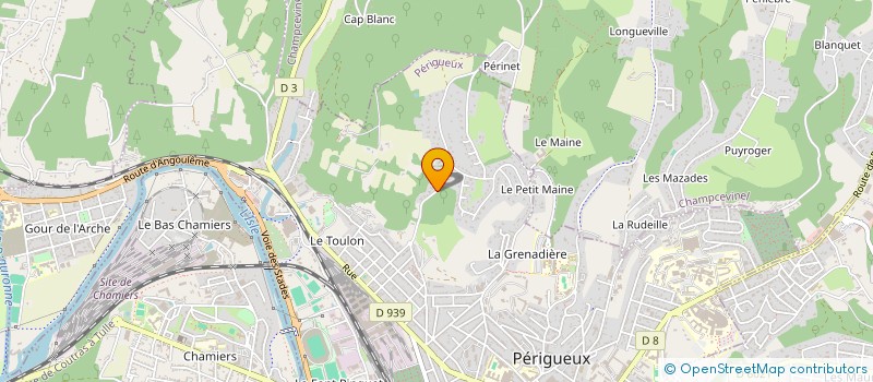 localisation de l'entreprise SCI NICOVA à PERIGUEUX