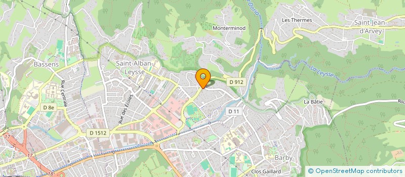 localisation de l'entreprise SCI NICOVALE  LES DESERTS