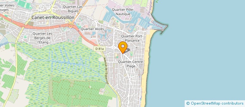 localisation de l'entreprise SCI NICYNO  CANET-EN-ROUSSILLON