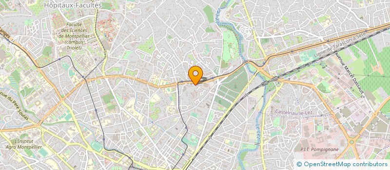 localisation de l'entreprise SCI NID DES HIRONDELLES à MONTPELLIER