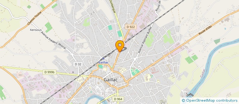 localisation de l'entreprise SCI NID DU FOCH  GAILLAC