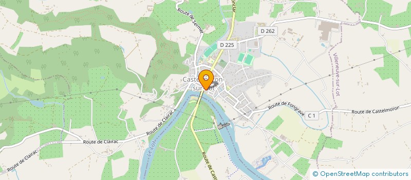 localisation de l'entreprise SCI NIDAAB  CASTELMORON SUR LOT