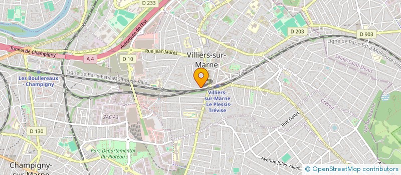 localisation de l'entreprise SCI NIDAFER  VILLIERS SUR MARNE