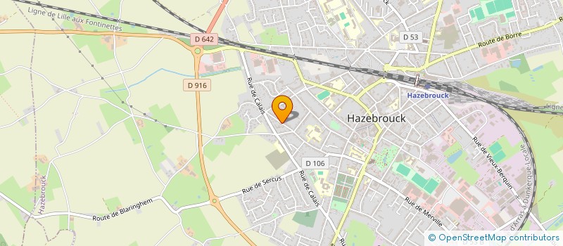 localisation de l'entreprise SCI NIDAQUEN  HAZEBROUCK