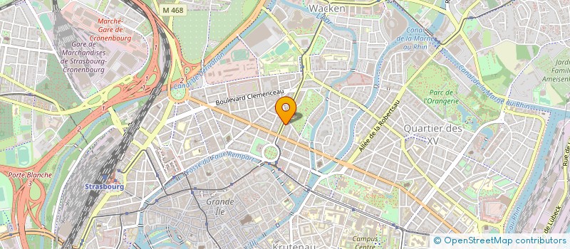 localisation de l'entreprise SCI NIDECK VIII  STRASBOURG