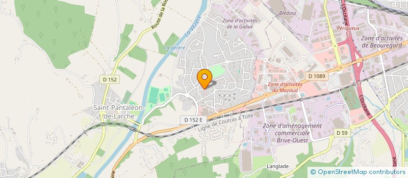 localisation de l'entreprise SCI NIDELLE  SAINT-PANTALEON-DE-LARCHE