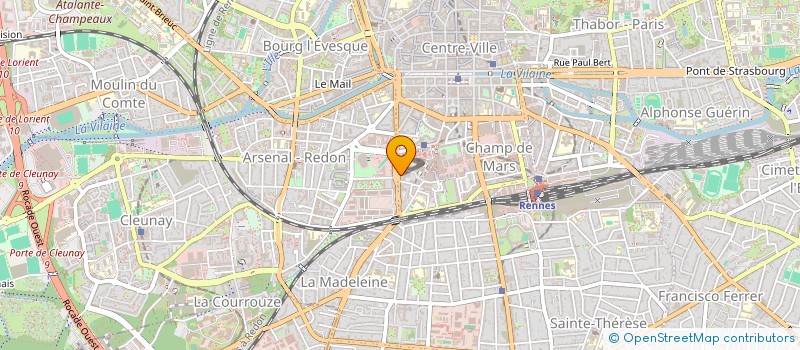 localisation de l'entreprise SCI NIDESLICES  RENNES