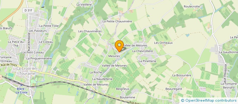 localisation de l'entreprise SCI NIEMAJE à LA CROIX-EN-TOURAINE