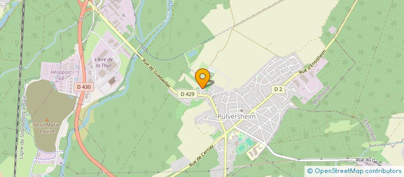 localisation de l'entreprise SCI NIEMERICH  PULVERSHEIM