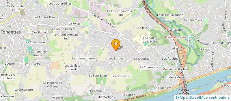 localisation de l'entreprise SCI NIEMEYER à FONDETTES