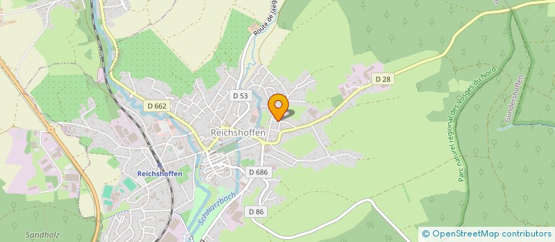 localisation de l'entreprise SCI NIES  REICHSHOFFEN